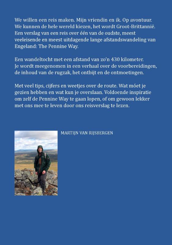 Achterkant van Dwars door Engeland