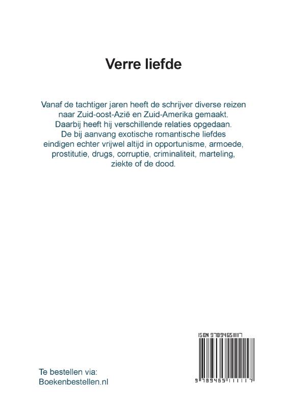 Achterkant van Verre liefde