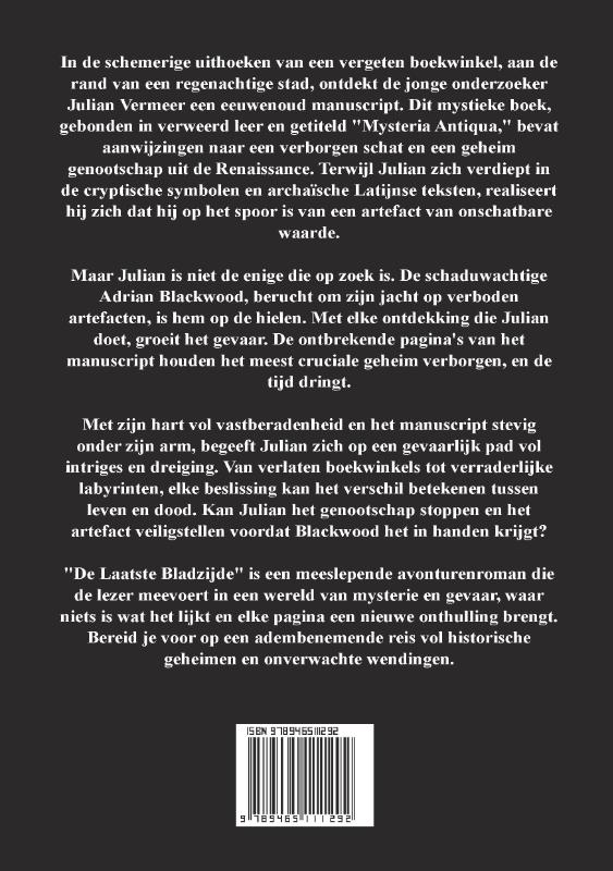 Achterkant van De Laatste Bladzijde