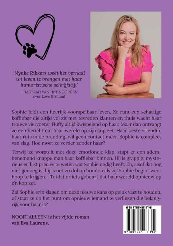 Achterkant van Nooit alleen