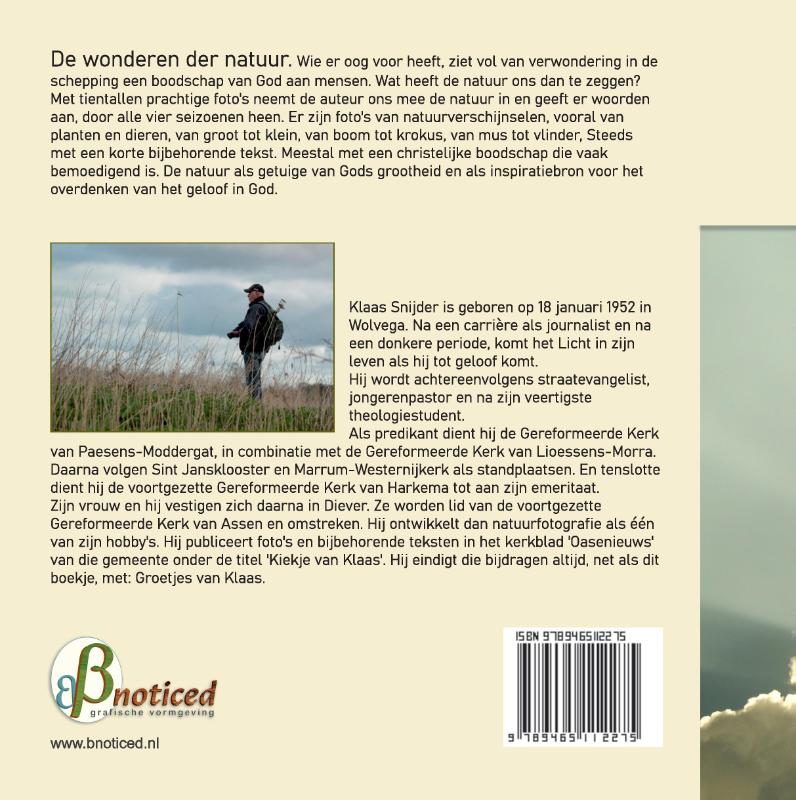 Achterkant van De natuur spreekt