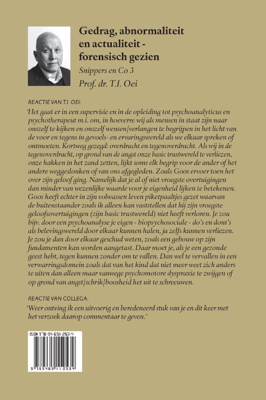 Achterkant van Gedrag, abnormaliteit en actualiteit - forensisch gezien