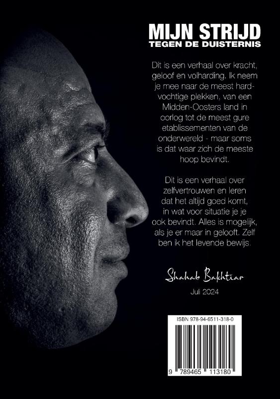 Achterkant van Mijn Strijd tegen de duisternis