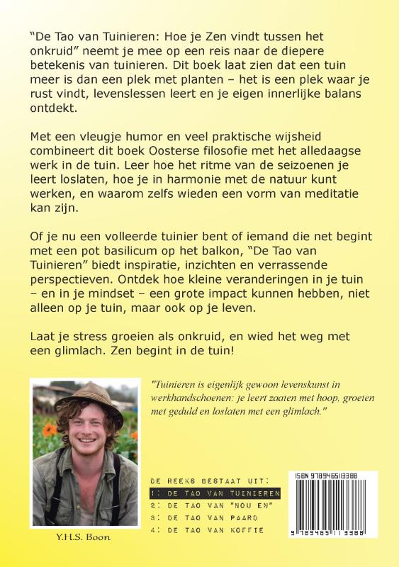 Achterkant van De Tao van Tuinieren