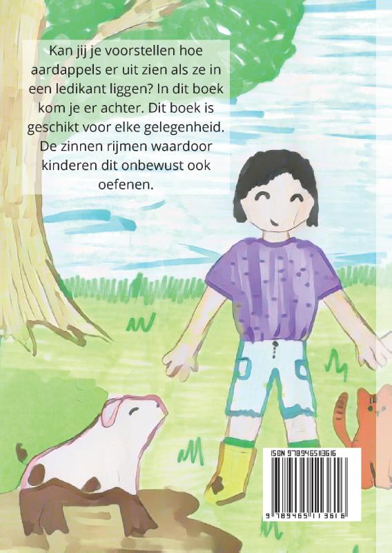 Achterkant van A tot Z kinder Versjes