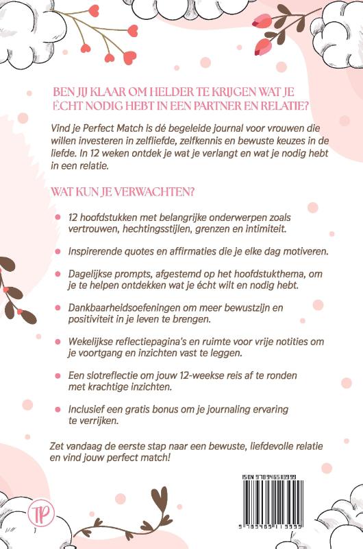 Achterkant van Vind je Perfect Match