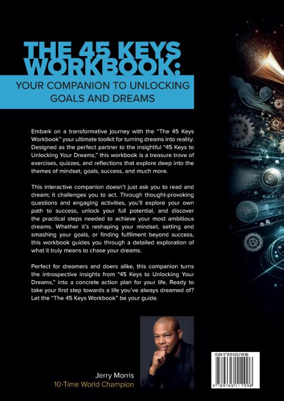 Achterkant van The 45 keys workbook