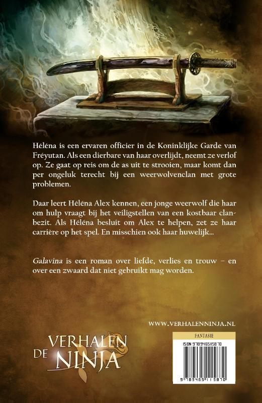 Achterkant van Galavina