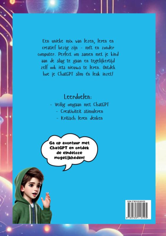 Achterkant van Doeboek ChatGPT voor kinderen