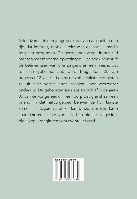 Achterkant van Griendzomer