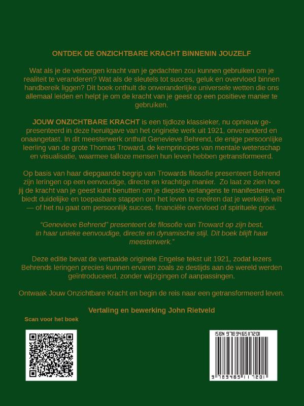 Achterkant van Jouw Onzichtbare Kracht