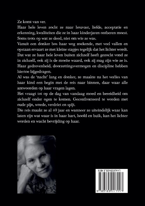 Achterkant van De spiegel van mijn bestaan