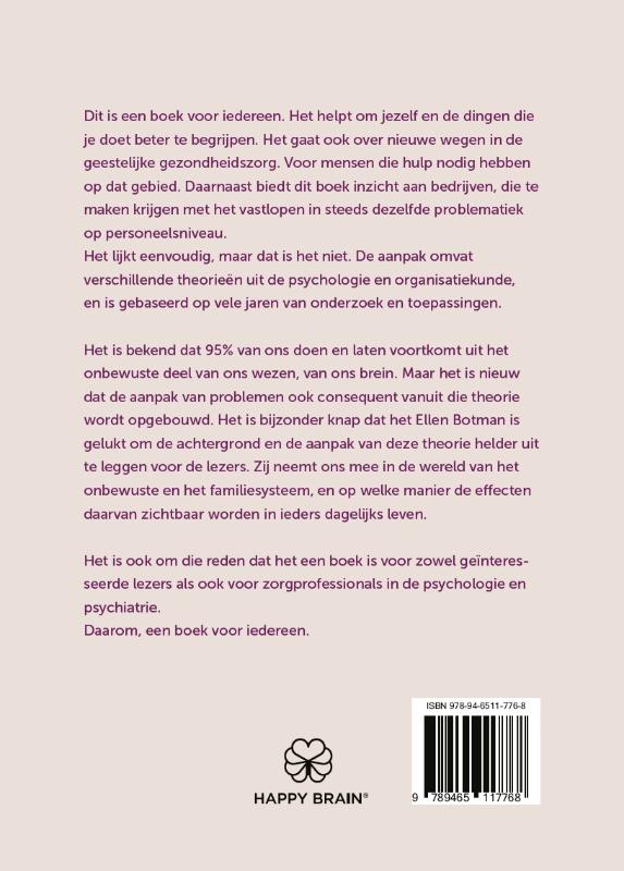 Achterkant van De vijf familiedynamieken