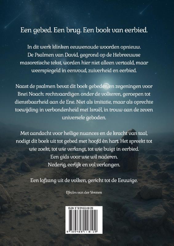 Achterkant van Psalmenboek der Noachieten LECHA