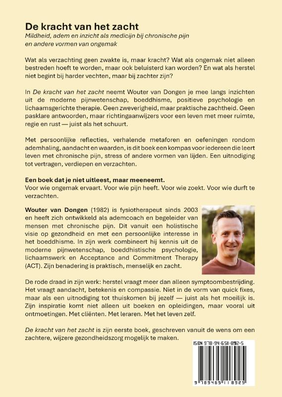 Achterkant van De kracht van het zacht