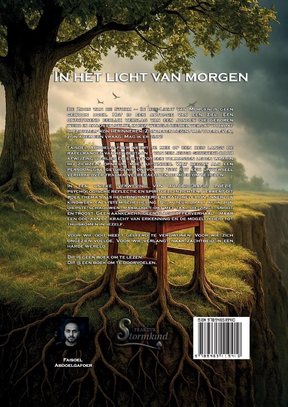 Achterkant van De Zoon van de Storm