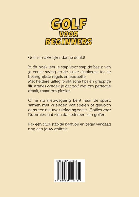 Achterkant van Golf voor beginners