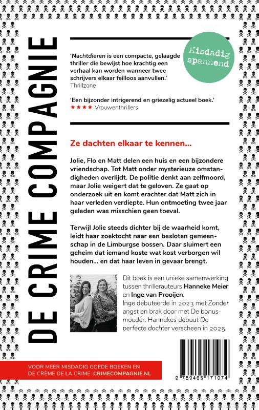 Achterkant van Nachtdieren