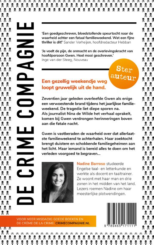 Achterkant van Het familieweekend