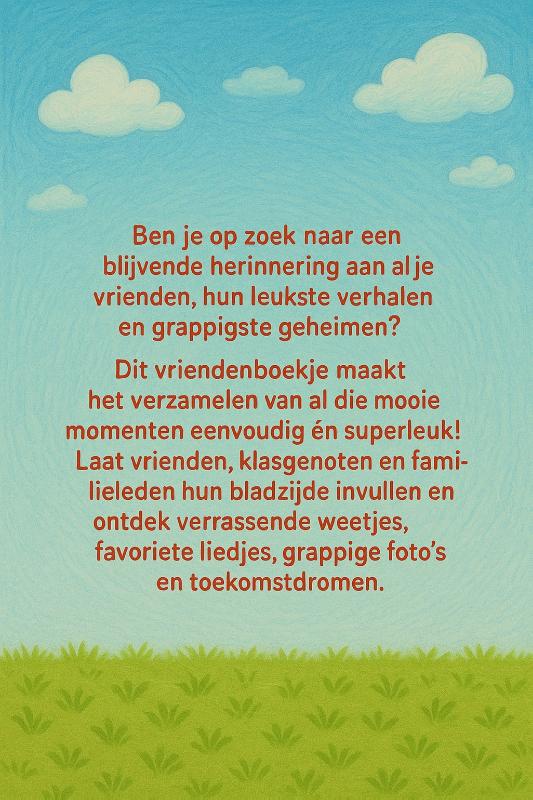 Achterkant van Brandweer Vriendenboekje