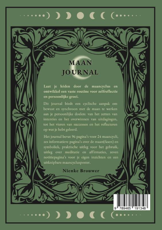 Achterkant van Maanjournal