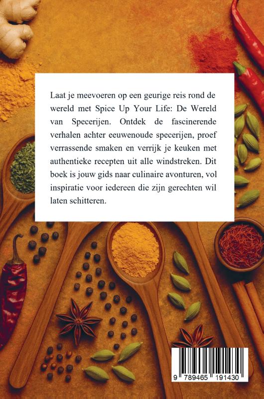 Achterkant van Spice Up Your Life: De Wereld van Specerijen