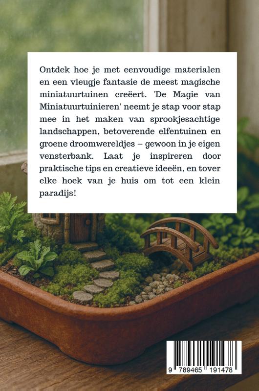 Achterkant van De Magie van Miniatuurtuinieren