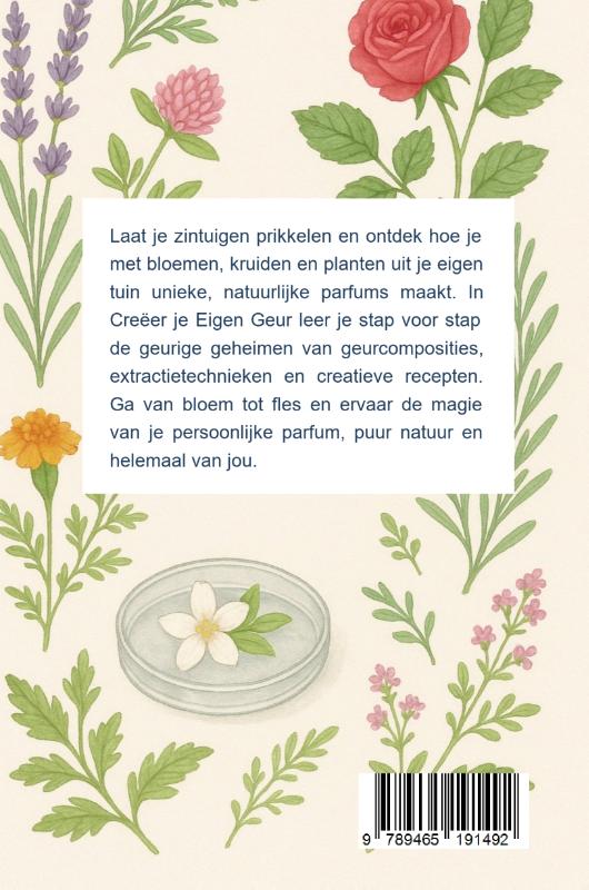 Achterkant van Creëer je Eigen Geur: Natuurlijke Parfums uit je Tuin