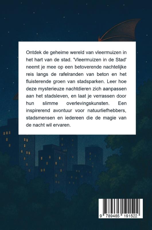 Achterkant van Vleermuizen in de Stad
