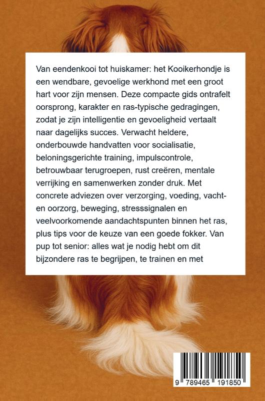 Achterkant van Alles over het Kooikerhondje