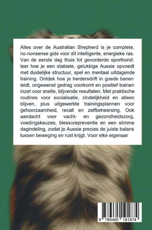 Achterkant van Alles over de Australian Shepherd