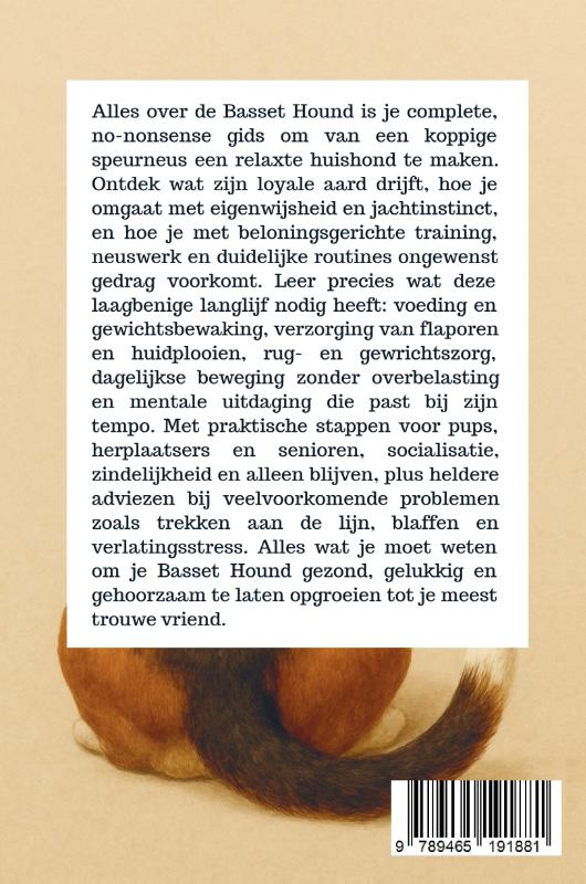 Achterkant van Alles over de Basset Hound
