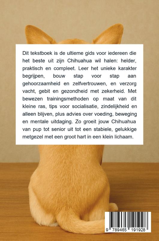 Achterkant van Alles over de Chihuahua