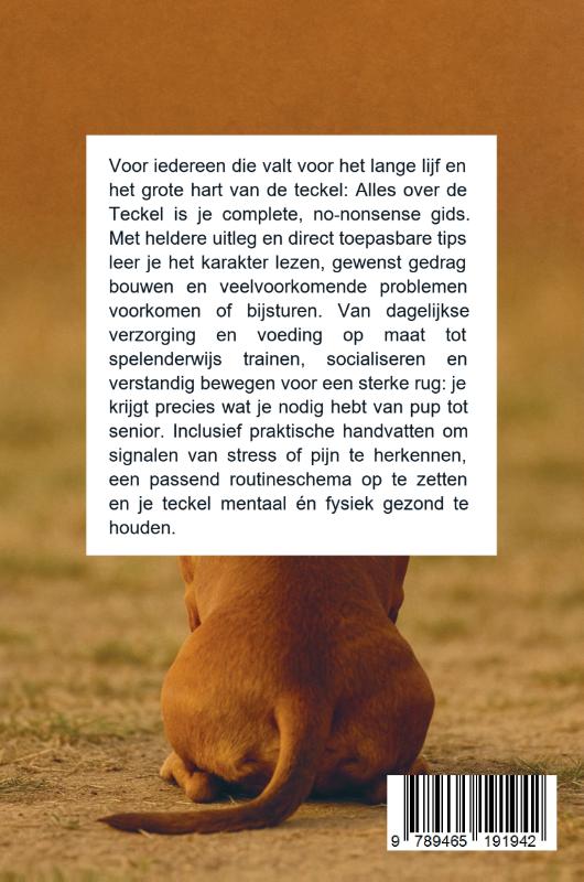 Achterkant van Alles over de Teckel