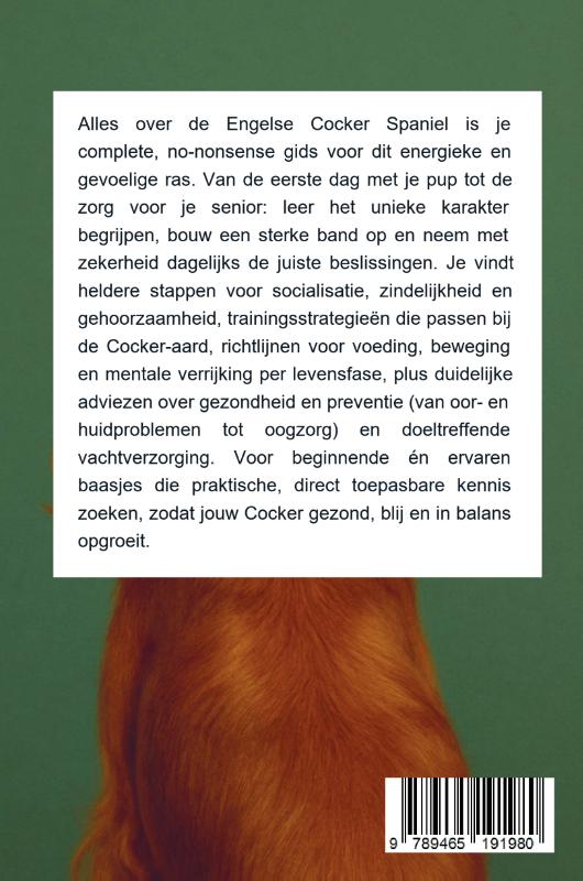 Achterkant van Alles over de Engelse Cocker Spaniel