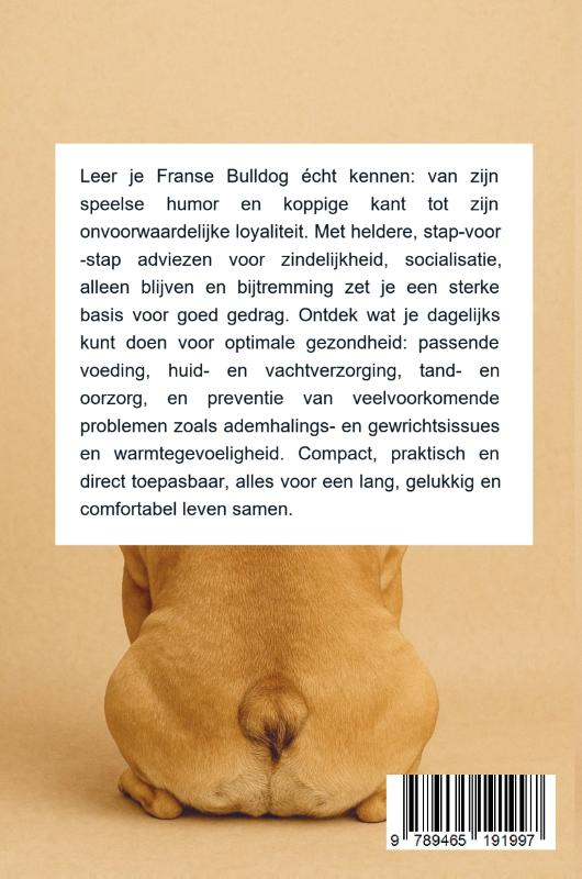 Achterkant van Alles over de Franse Bulldog