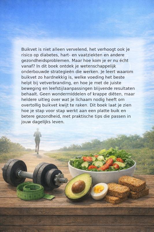 Achterkant van Hoe kom ik af van buikvet