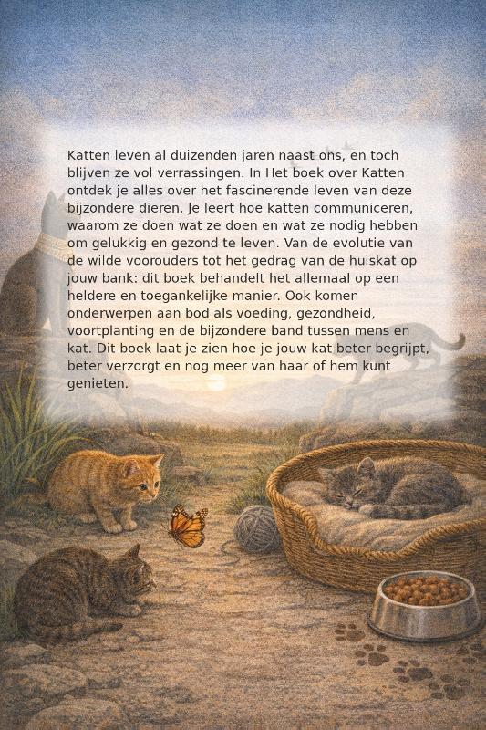 Achterkant van Het boek over Katten