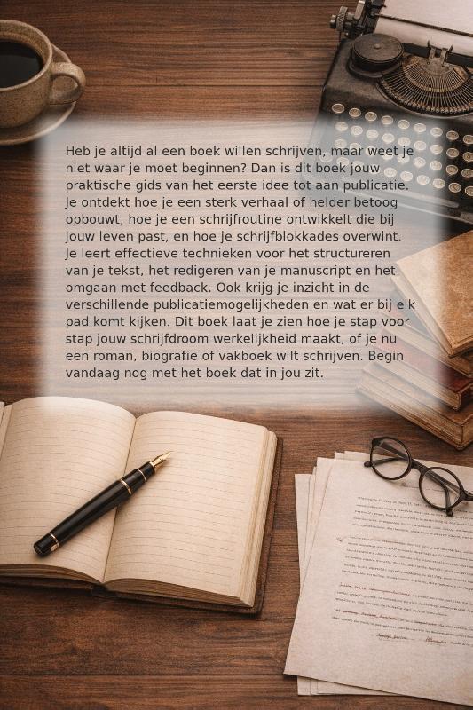 Achterkant van Hoe schrijf ik een boek