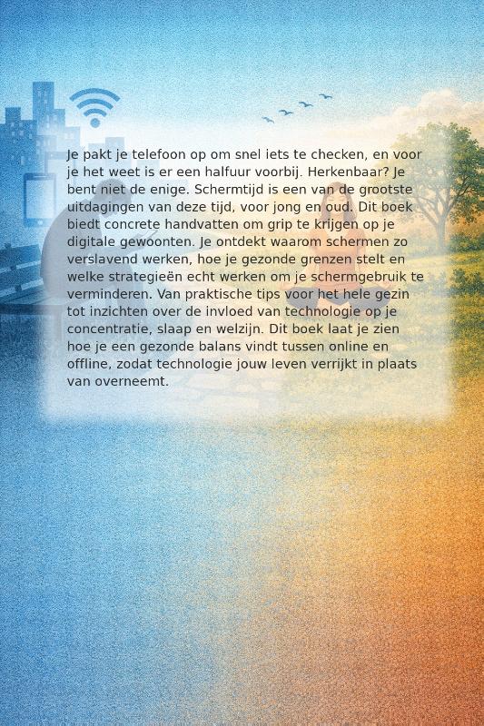 Achterkant van Schermtijd onder controle