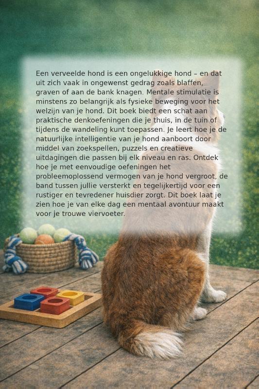 Achterkant van Hersenwerk voor je hond