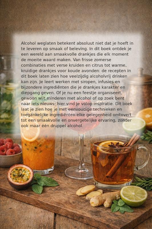 Achterkant van Mocktails en Alcoholvrije Drankjes