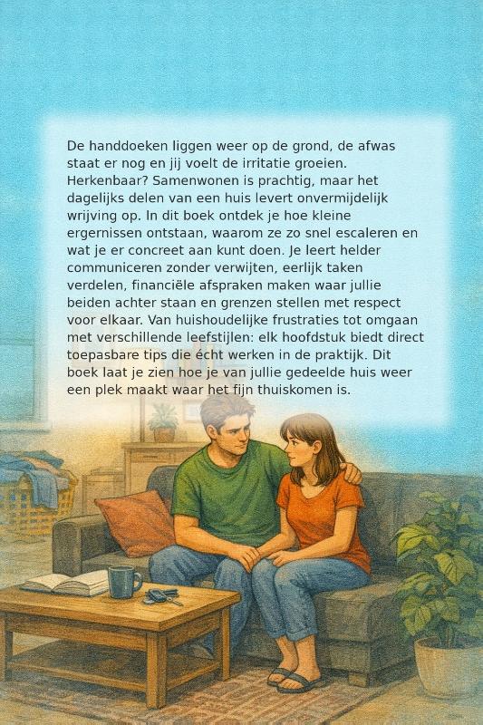 Achterkant van Samenwonen zonder Ruzie