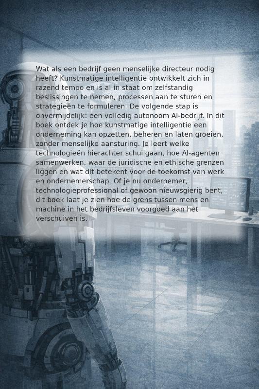 Achterkant van Een autonoom AI bedrijf