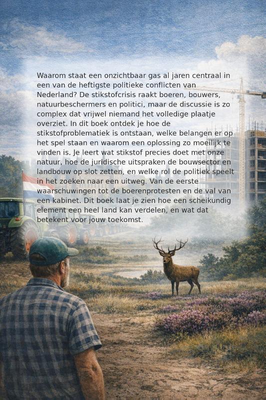 Achterkant van De stikstofstrijd - Het conflict dat Nederland verdeelt