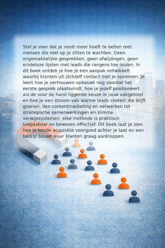Achterkant van Klanten zonder Koude Acquisitie