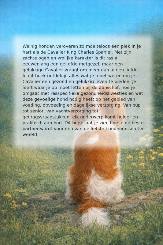 Achterkant van Alles over de Cavalier King Charles Spaniel