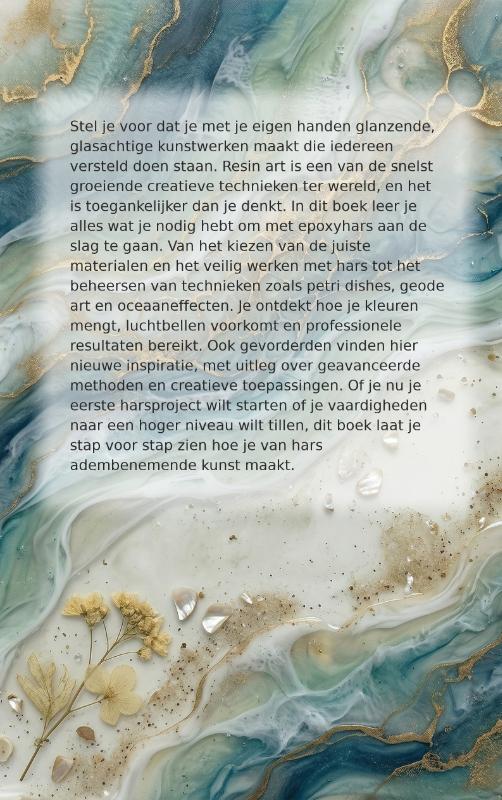 Achterkant van Harskunst Maken: De Complete Gids voor Resin Art
