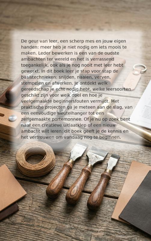 Achterkant van Leder Bewerken voor Beginners