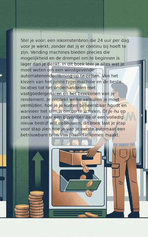 Achterkant van Geld Verdienen met Vending Machines
